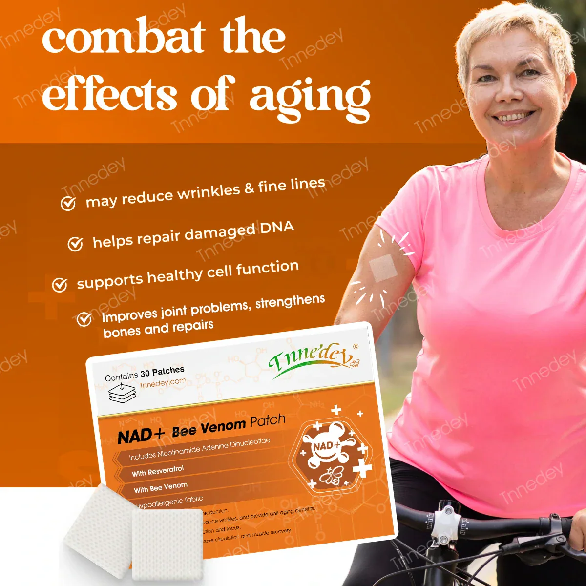 【Official Authorized Store】Tnnedey® 💎NAD+ Bee Venom Patch – Ultimate Skin Rejuvenation & Energy Boost（Last Day Discount：75%）