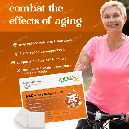 【Official Authorized Store】Tnnedey® 💎NAD+ Bee Venom Patch – Ultimate Skin Rejuvenation & Energy Boost（Last Day Discount：75%）