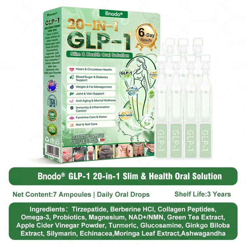 New Arrival 💧| 𝐁𝐧𝐨𝐝𝐨® 𝗚𝗟𝗣-𝟭 𝟐𝟎-𝐢𝐧-𝟏 𝐒𝐥𝐢𝐦& 𝑯𝒆𝒂𝒍𝒕𝒉𝐲 𝑶𝒓𝒂𝒍 𝑺𝒐𝒍𝒖𝒕𝒊𝒐𝒏 𝑂𝑛𝑐𝑒 𝑎 𝑑𝑎𝑦, 𝑣𝑖𝑠𝑖𝑏𝑙𝑒 𝑟𝑒𝑠𝑢𝑙𝑡𝑠 𝑖𝑛 7 𝑑𝑎𝑦𝑠  ✅ 𝗦𝘂𝗽𝗽𝗼𝗿𝘁𝘀 𝗼𝗯𝗲𝘀𝗶𝘁𝘆, 𝗰𝗮𝗿𝗱𝗶𝗼𝘃𝗮𝘀𝗰𝘂𝗹𝗮𝗿 𝗵𝗲𝗮𝗹𝘁𝗵, 𝗱𝗶𝗮𝗯𝗲𝘁𝗲𝘀, 𝘀𝗹𝗲𝗲𝗽 𝗮𝗽𝗻𝗲𝗮, 𝗴𝘂𝘁 𝗵𝗲𝗮𝗹𝘁𝗵, 𝗷𝗼𝗶𝗻𝘁 𝗶𝘀𝘀𝘂𝗲𝘀, 𝐰𝐡𝐢𝐥𝐞 𝐚𝐥𝐬𝐨 𝐟𝐢𝐫𝐦𝐢𝐧𝐠 𝐭𝐡𝐞 𝐬𝐤𝐢𝐧 𝐚𝐧𝐝 𝐛𝐨𝐨𝐬𝐭𝐢𝐧𝐠 𝐞𝐧𝐞𝐫𝐠𝐲.