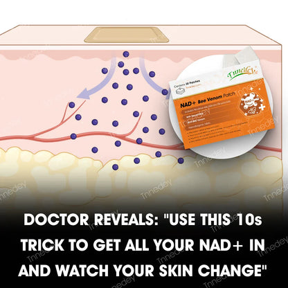 【Official Authorized Store】Tnnedey® 💎NAD+ Bee Venom Patch – Ultimate Skin Rejuvenation & Energy Boost（Last Day Discount：75%）