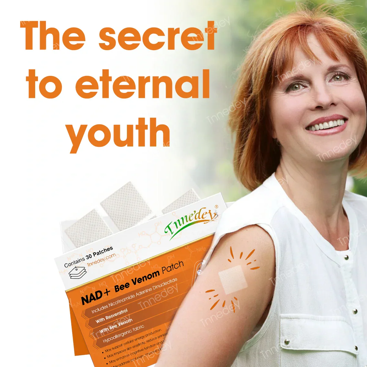 【Official Authorized Store】Tnnedey® 💎NAD+ Bee Venom Patch – Ultimate Skin Rejuvenation & Energy Boost（Last Day Discount：75%）